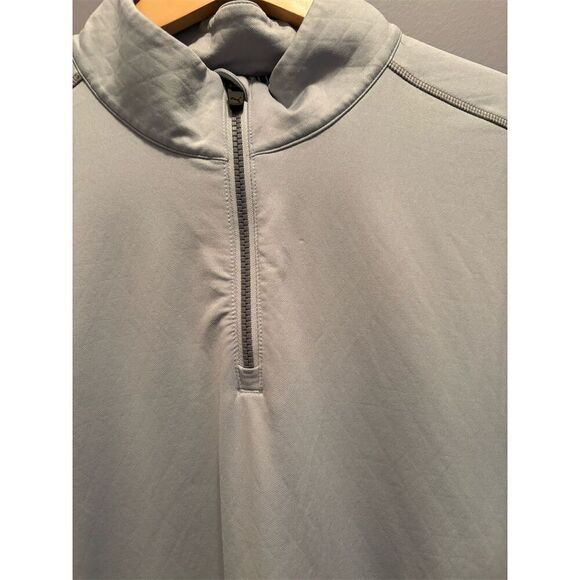 Puma Men's Large Gray Golf Pullover Quarter-Zip Lightweight Casual - Picture 3 of 11